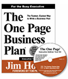 One Page Business Plan